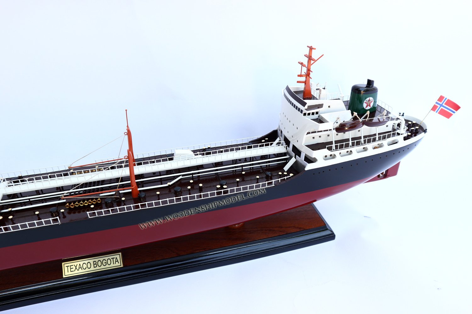 Texaco Bogot Oil Tanker Aft Deck
