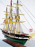 Model Frigate Ship Jylland (Fregatten Jylland) - Click to enlarge !!!