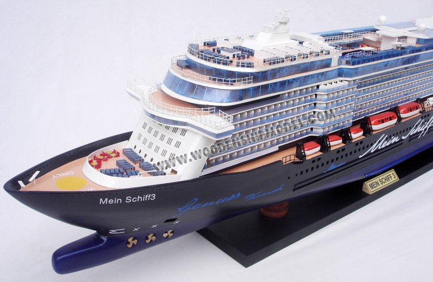 Handmade ship model Mein Schiff 3