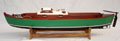 MODEL MOTOR BOAT WITH HAND RUDDER - CLICK TO ENLARGE!!!