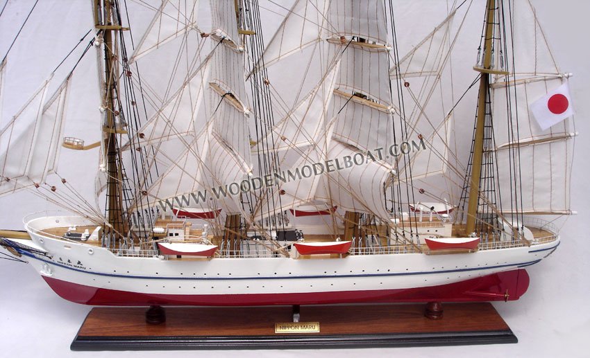 Hand-crafted Ship Model Nippon Maru II