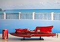Small wooden model Ferrari Hydroplane - Click for more photos